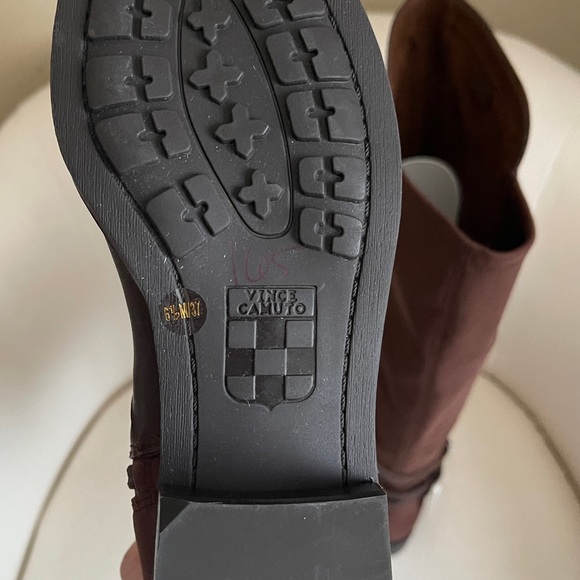 NEW Vince Camuto "Pauletta" Tall Shaft Boots in a brown/chocolate colorway - Picture 12 of 15